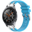For Samsung Galaxy Watch 46mm 22mm Quick Release Silver Buckle Royal Silicone Watch Band(Sky Blue) - free shipping - PMC TechLife - Order now!