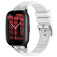 For Amazfit Active 20mm Quick Release Silver Buckle Royal Silicone Watch Band(White) - free shipping - PMC TechLife - Order now!