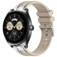 For Huawei Watch Buds 22mm Quick Release Silver Buckle Royal Silicone Watch Band(Starlight) - free shipping - PMC TechLife - Order now!