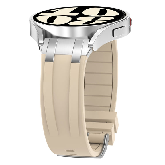 For Huawei Watch GT3 SE 22mm Quick Release Silver Buckle Royal Silicone Watch Band(Starlight)