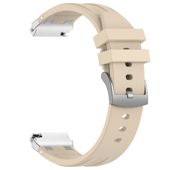 For Huawei Watch GT3 SE 22mm Quick Release Silver Buckle Royal Silicone Watch Band(Starlight)