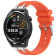 For Huawei Watch GT Runner 22mm Quick Release Silver Buckle Royal Silicone Watch Band(Orange) - free shipping - PMC TechLife - Order now!