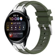 For Huawei Watch 3 22mm Quick Release Silver Buckle Royal Silicone Watch Band(Olive Green) - free shipping - PMC TechLife - Order now!