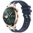 For Honor Watch 4 Pro 22mm Quick Release Silver Buckle Royal Silicone Watch Band(Navy Blue) - free shipping - PMC TechLife - Order now!