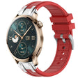 For Honor Watch 4 Pro 22mm Quick Release Silver Buckle Royal Silicone Watch Band(Red) - free shipping - PMC TechLife - Order now!