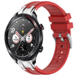 For Honor Watch Dream 22mm Quick Release Silver Buckle Royal Silicone Watch Band(Red) - free shipping - PMC TechLife - Order now!