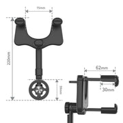 23-H06 Magnetic Phone Bracket Adjustable Angle Car Rearview Mirror Mount Holder