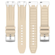 For Xiaomi Watch S1 22mm Quick Release Silver Buckle Royal Silicone Watch Band(Starlight)