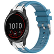 For Garmin Vivoactive 4 22mm Quick Release Silver Buckle Royal Silicone Watch Band(Sea Blue) - free shipping - PMC TechLife - Order now!