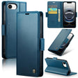 For iPhone 16e CaseMe 023 Butterfly Buckle Litchi Texture RFID Anti-theft Leather Phone Case(Blue) - iPhone 16e Cases by CaseMe | Online Shopping South Africa | PMC TechLife | Buy Now Pay Later Mobicred