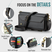 For iPhone 16 Plus CaseMe C36 Card Slots Zipper Wallet RFID Anti-theft Leather Phone Case(Black)