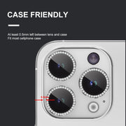 For iPhone 16 / 16 Plus ENKAY AR Anti-reflection Individual Diamond Ring Camera Lens Glass Full Film(Colorful)