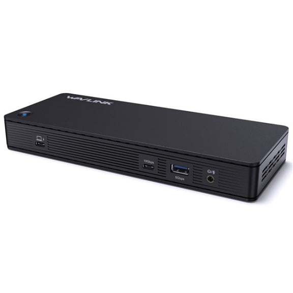 WAVLINK UTD22 Support 96W Laptop Charging USB4 Docking Station Dual Monitor USB-C Hub(EU Plug)