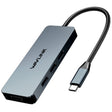 WAVLINK UHP3416 7-in-1 PD100W Charging SD / TF Card Reader 4K HD Type-C Docking Station(Grey) - free shipping - PMC TechLife - Order now!