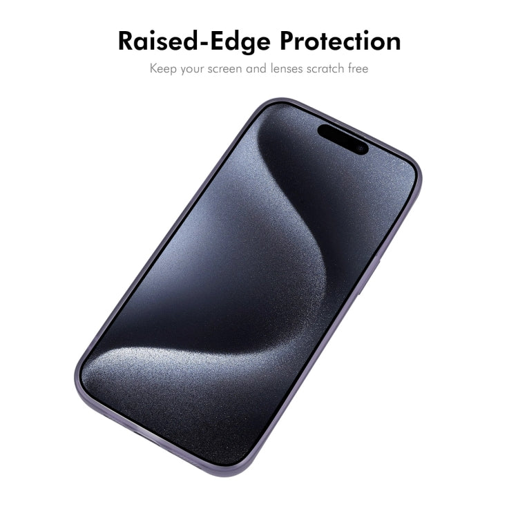 For iPhone 16 Pro ENKAY Hat-Prince Translucent Matte TPU Phone Case with Lens Film(White)