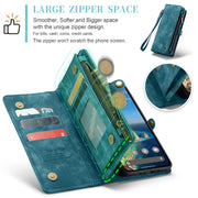 For Google Pixel 9 / 9 Pro CaseMe 008 Detachable Multifunctional Leather Phone Case(Blue)