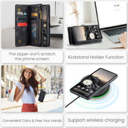 For Google Pixel 9 Pro XL CaseMe 008 Detachable Multifunctional Leather Phone Case(Black)