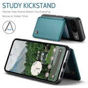 For Google Pixel 9 / 9 Pro CaseMe C22 Card Slots Holder RFID Anti-theft Phone Case(Green)