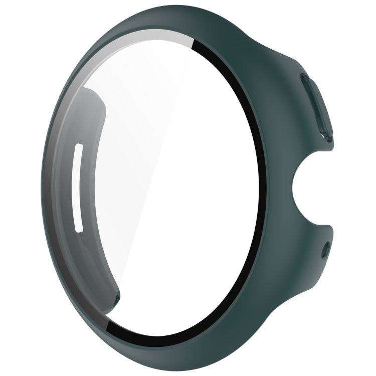 For Google Pixel Watch 3 45mm PC + Tempered Film Integrated Watch Protective Case(Green)