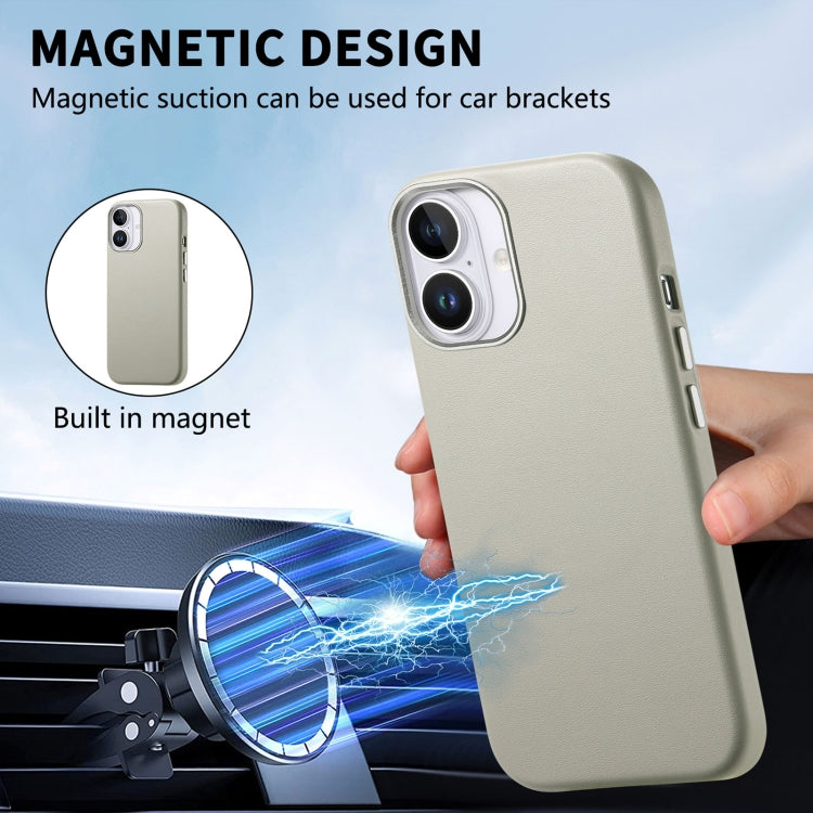 For iPhone 16 Pro Max Electroplated Metal Button Shockproof Phone Case(White)