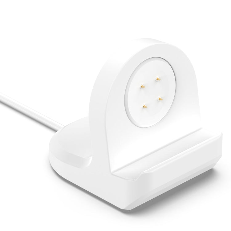 For Google Pixel Watch 3 41 / 45mm Smart Watch Silicone Charging Holder with Charging Cable(White)