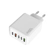 120W 3 PD Type-C Dual USB Multi Port Charger for Mobile Phones, EU Plug(WHite) - USB Charger by PMC TechLife | Online Shopping South Africa | PMC TechLife | Buy Now Pay Later Mobicred