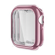 For Apple Watch Series 10 42mm ENKAY Hat-Prince Electroplated Soft TPU Case with Screen Film(Pink) - free shipping - PMc TechLife - Order now!