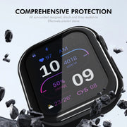 For Apple Watch Series 10 42mm ENKAY Hat-Prince Electroplated Soft TPU Case with Screen Film(Golden)
