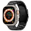 For Apple Watch Ultra 2 49mm Three Beads Titanium Alloy Metal Watch Band(Black) - free shipping - PMc TechLife - Order now!