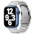 For Apple Watch Series 7 41mm Three Beads Titanium Alloy Metal Watch Band(Silver) - free shipping - PMc TechLife - Order now!