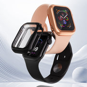 For Apple Watch Series 10 42mm Full Coverage TPU Electroplated Watch Case(Black)