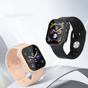 For Apple Watch Series 10 42mm Tempered Glass Film Integrated PC Watch Case(Grey)
