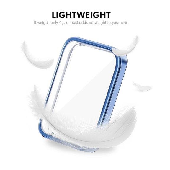 For Honor Band 9 ENKAY Hat-Prince Full Coverage Electroplated Soft TPU Case with Screen Protection(Transparent)