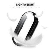 For Xiaomi Smart Band 9 / 9 NFC ENKAY Hat-Prince PC Frame Watch Protective Case with Tempered Film(White)