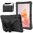 For Lenovo Tab M10 Plus TB-X606F 10.3 Butterfly Bracket EVA Shockproof Tablet Case(Black) - Lenovo by PMC TechLife | Online Shopping South Africa | PMC TechLife | Buy Now Pay Later Mobicred