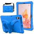 For Lenovo Tab K10 TB-X6C6F 10.3 Butterfly Bracket EVA Shockproof Tablet Case(Blue) - Lenovo by PMC TechLife | Online Shopping South Africa | PMC TechLife | Buy Now Pay Later Mobicred