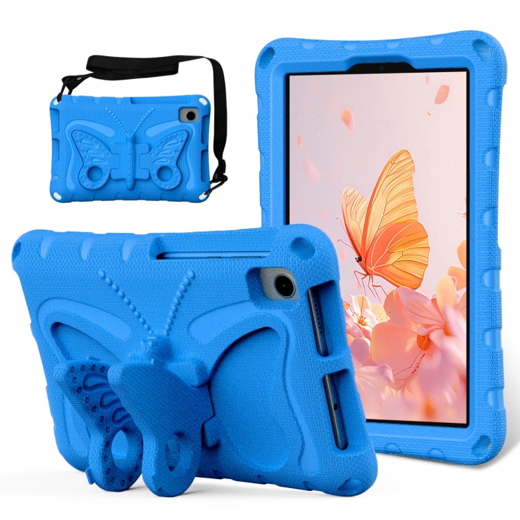 For Lenovo Tan M8 Gen4 8.0 2023 Butterfly Bracket EVA Shockproof Tablet Case(Blue)