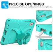 For Lenovo Tab M9 TB-310XU 2023 Butterfly Bracket EVA Shockproof Tablet Case(Mint Green)