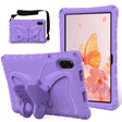 For Honor Pad X9 Butterfly Bracket EVA Shockproof Tablet Case(Light Purple) - Honor by PMC TechLife | Online Shopping South Africa | PMC TechLife | Buy Now Pay Later Mobicred