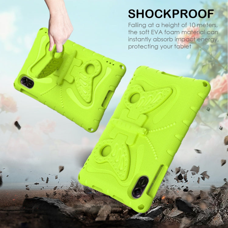 For Honor Pad X9 Butterfly Bracket EVA Shockproof Tablet Case(Grass Green)