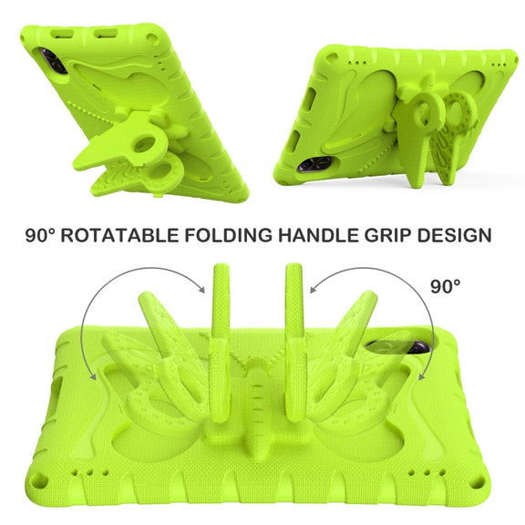 For Honor Pad X9 Butterfly Bracket EVA Shockproof Tablet Case(Grass Green)