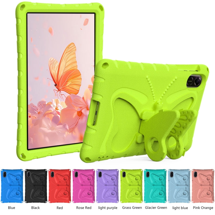 For Honor Pad X9 Butterfly Bracket EVA Shockproof Tablet Case(Grass Green)