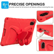For Honor Pad X9 Butterfly Bracket EVA Shockproof Tablet Case(Red)