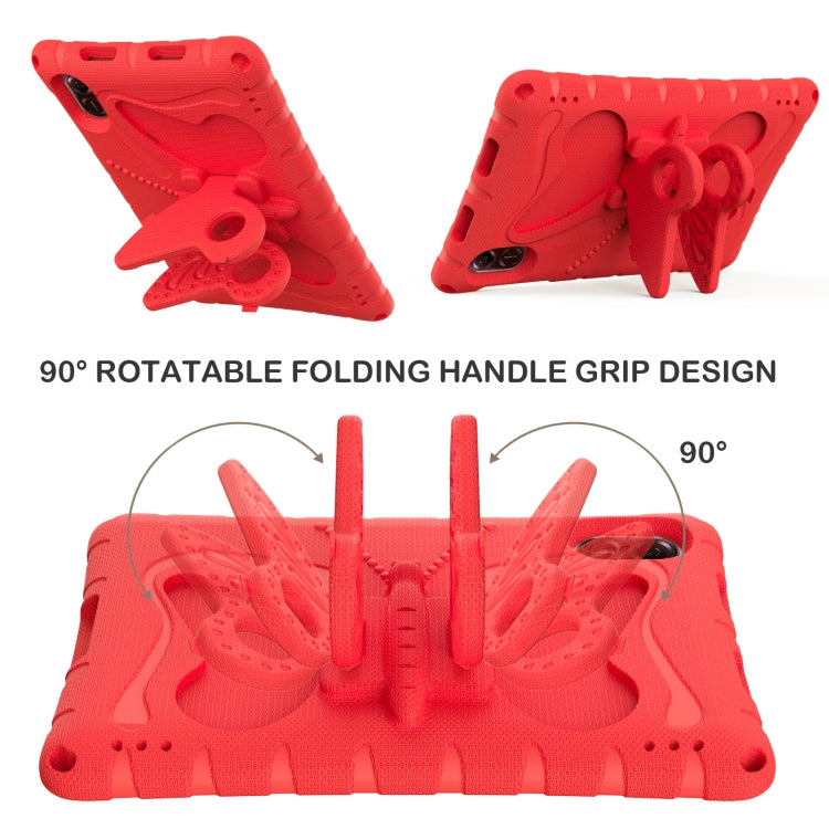 For Honor Pad X9 Butterfly Bracket EVA Shockproof Tablet Case(Red)