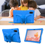 For Honor Pad X9 Butterfly Bracket EVA Shockproof Tablet Case(Blue)