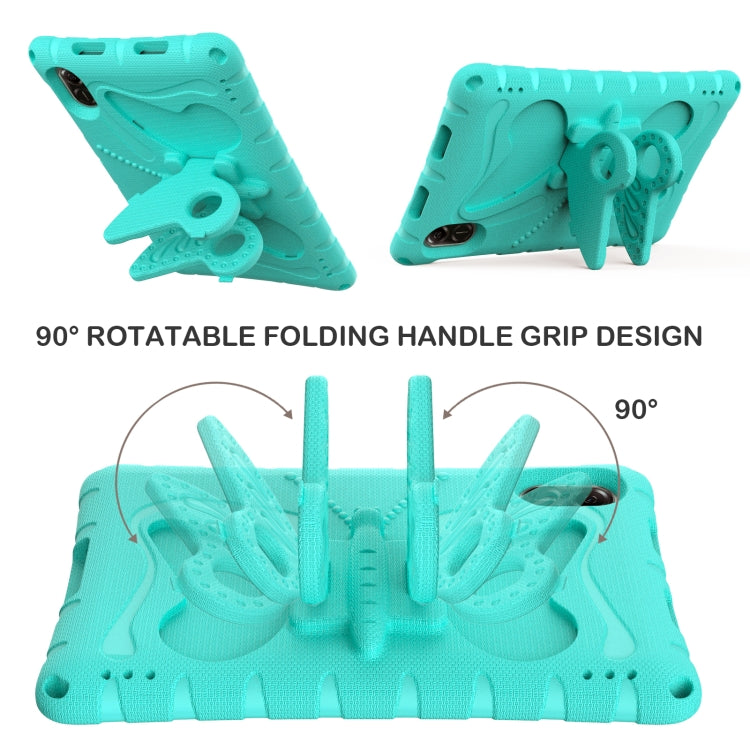 For Honor Pad X9 Butterfly Bracket EVA Shockproof Tablet Case(Mint Green)