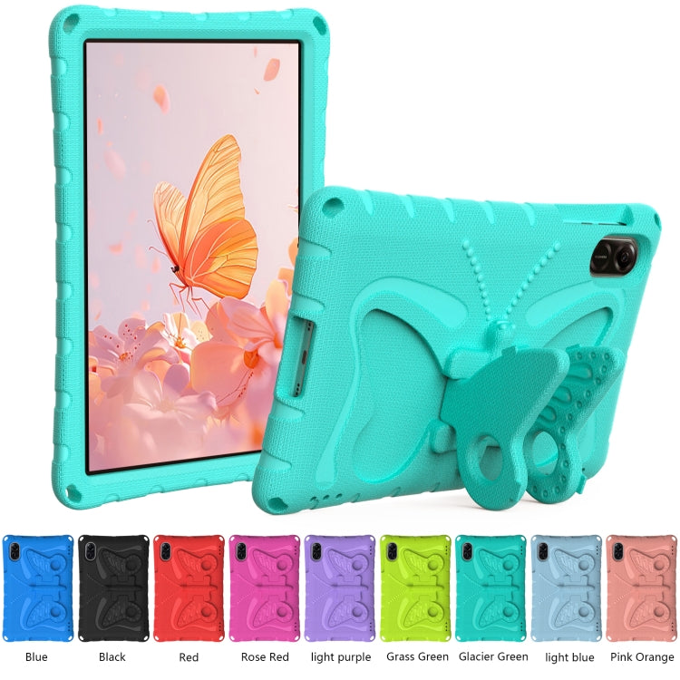 For Honor Pad X9 Butterfly Bracket EVA Shockproof Tablet Case(Mint Green)