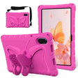 For Honor Pad X9 Butterfly Bracket EVA Shockproof Tablet Case(Rose Red) - Honor by PMC TechLife | Online Shopping South Africa | PMC TechLife | Buy Now Pay Later Mobicred