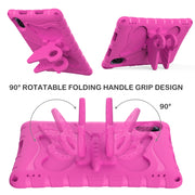For Honor Pad X9 Butterfly Bracket EVA Shockproof Tablet Case(Rose Red)