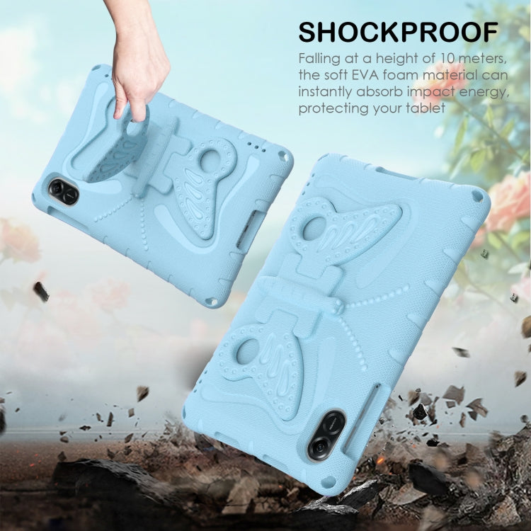 For Honor Pad X8 Pro 11.5 Butterfly Bracket EVA Shockproof Tablet Case(Light Blue)